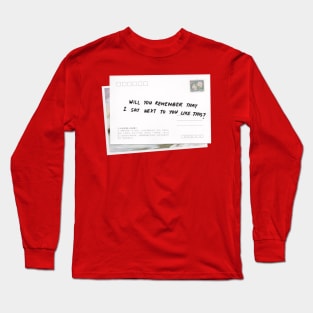 Will You Remember Postcard Long Sleeve T-Shirt